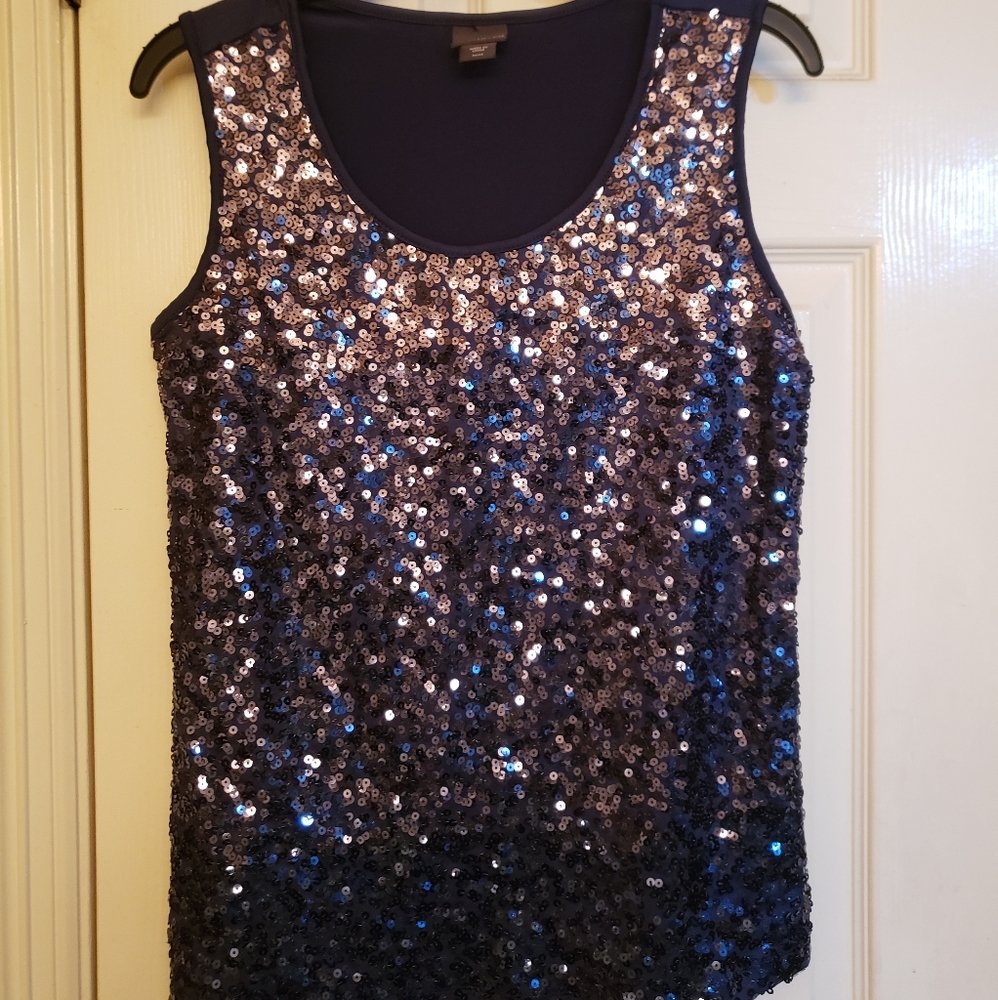 Sequin women's tank top